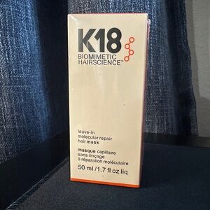 K18 Biomimetic Hairscience Leave-In Molecular Repair Hair Mask - White
